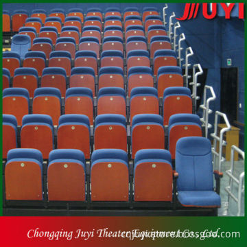 JY-765 fabric indoor talescopic bleachers indoor professional sports facilities